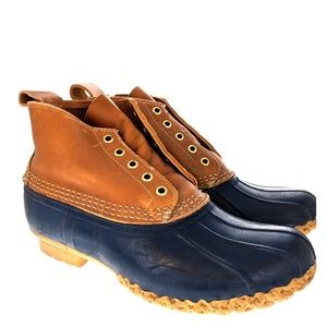 Navy L.L. Bean "Bean Boots"